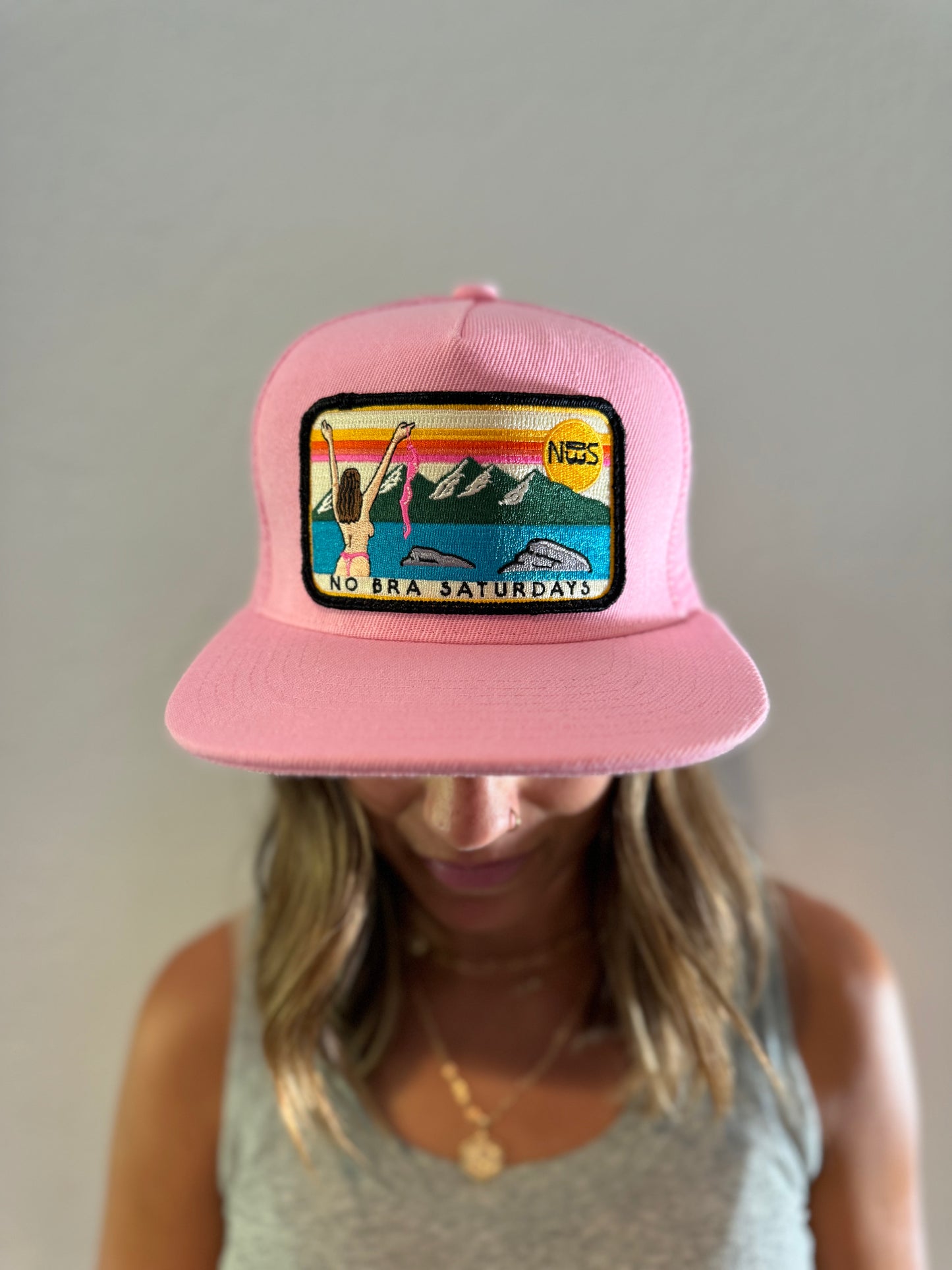Pink Patch Hat