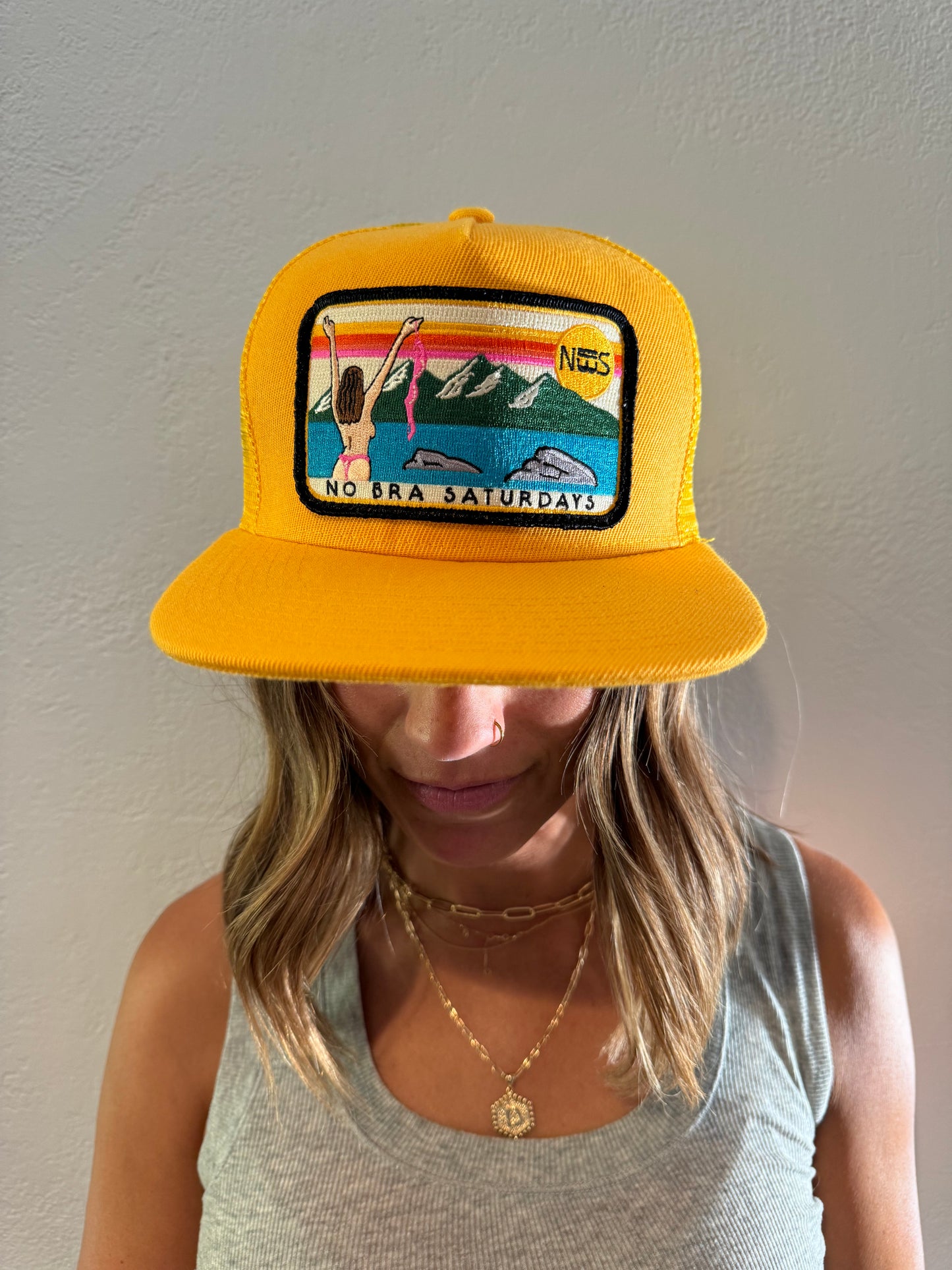 Yellow Patch Hat