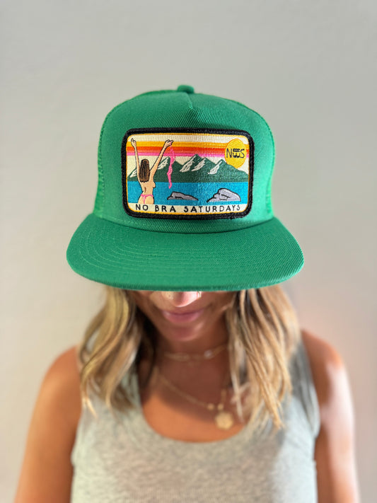 Kelly Green Patch Hat