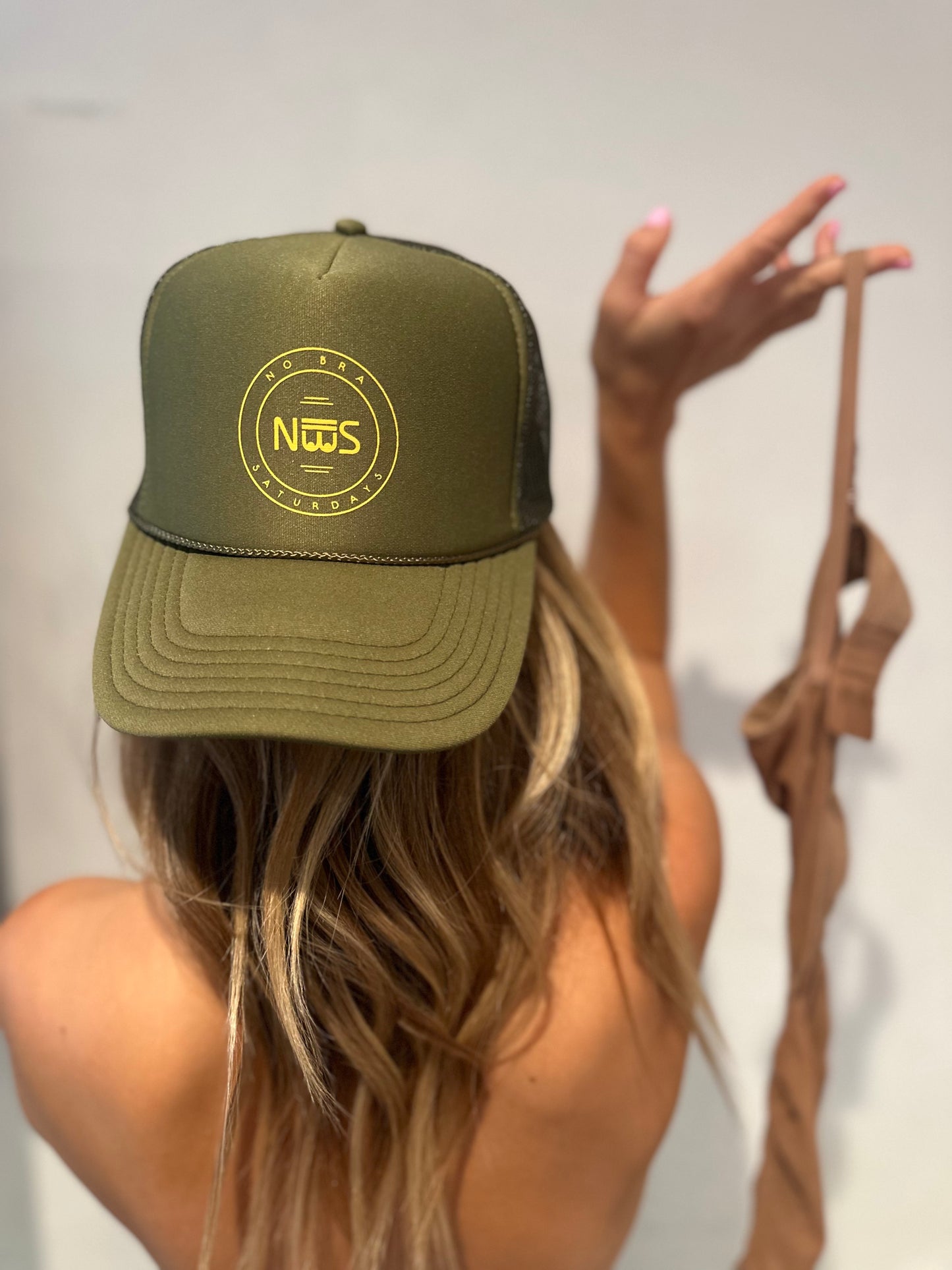 Olive Green Otto Foam Hat